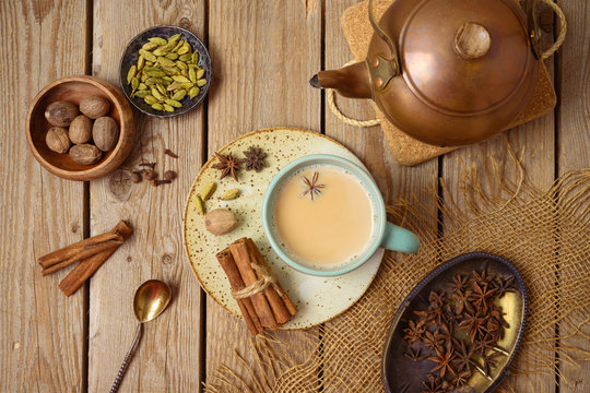 Masala Tea Closeup